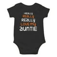 thumbnail image 1 of I Really Really Love My Auntie - Best and Coolest Aunt Ever - Cute One-Piece Infant Baby Bodysuit, 1 of 4