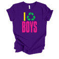 thumbnail image 1 of I Recycle Boys Funny Shirt Eco-Friendly No Boys  Female Empowerment Ladies Graphic T-Shirt-Purple-xl, 1 of 1