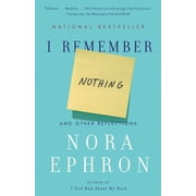 I Remember Nothing And Other Reflections, Paperback