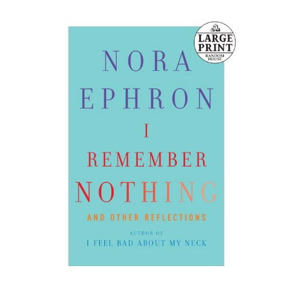 Pre-Owned I Remember Nothing: And Other Reflections (Paperback) 073937804X 9780739378045