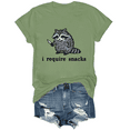 thumbnail image 1 of I Require Snacks Shirt Unisex, 1 of 7