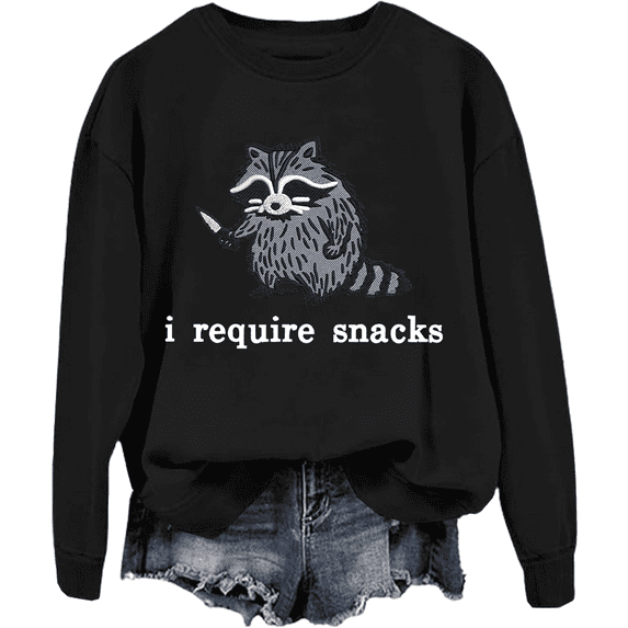 I Require Snacks Sweatshirt Unisex