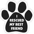 thumbnail image 1 of I Rescued My Best Friend - Paw Magnet, 1 of 2