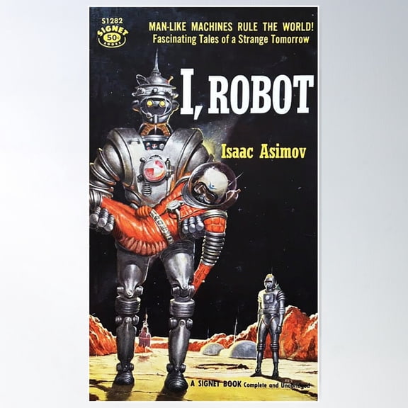 I, Robot Poster Wall Art, Modern Wall Decor For Living Room Bedroom, 12x18 UNFRAMED