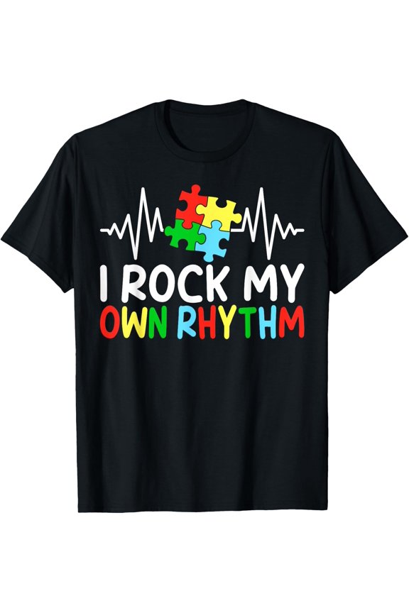 I Rock My Own Rhythm Autism Awareness Boys T-Shirt