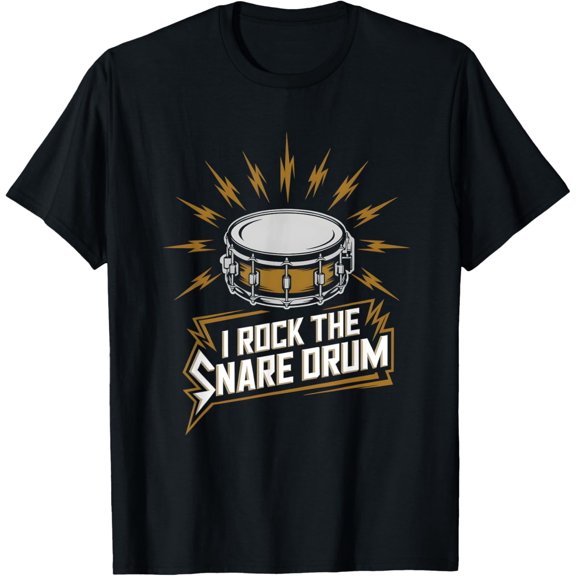I Rock The Snare Drum Lover Snare Drummer T-Shirt