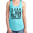 thumbnail image 1 of I Run Better Than The Government Racerback Tank, 1 of 3