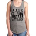 thumbnail image 1 of I Run Better Than The Government Racerback Tank, 1 of 2
