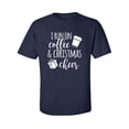thumbnail image 1 of I Run On Coffee & Christmas Cheer Adult Short Sleeve T-shirt, 1 of 4