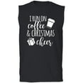 thumbnail image 1 of I Run On Coffee & Christmas Cheer Adult Sleeveless Tee, 1 of 3