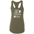 thumbnail image 1 of I Run On Coffee & Christmas Cheer Racerback Tank, 1 of 3