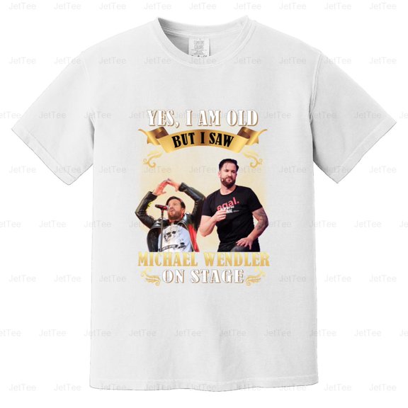 I SAW MICHAEL WENDLER ON STAGE Music Concert Tour Fan Comfort Color T-Shirt Unisex, up to 4XL