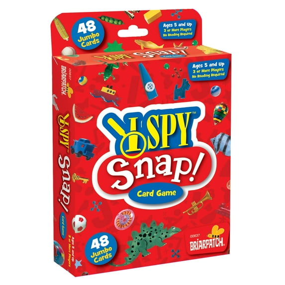 I SPY Snap Card Game from Briarpatch, Based on the I SPY Books, Seek and Find Game for 2 or More Players Ages 3 and Up, Perfect for Travel