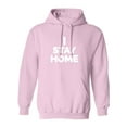 thumbnail image 1 of I STAY HOME Adult Hooded Sweatshirt, 1 of 3