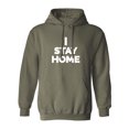 thumbnail image 1 of I STAY HOME Adult Hooded Sweatshirt, 1 of 3