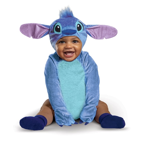 Disney's Lilo & Stitch, Stitch Halloween Costume for Infant, Size 12-18M, by Disguise