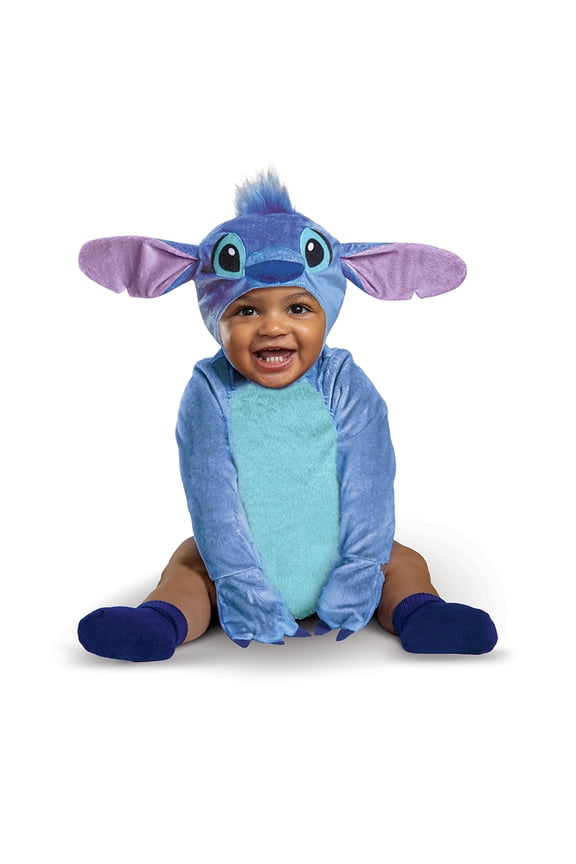 Disney's Lilo & Stitch, Stitch Halloween Costume for Infant, Size 6-12M, by Disguise