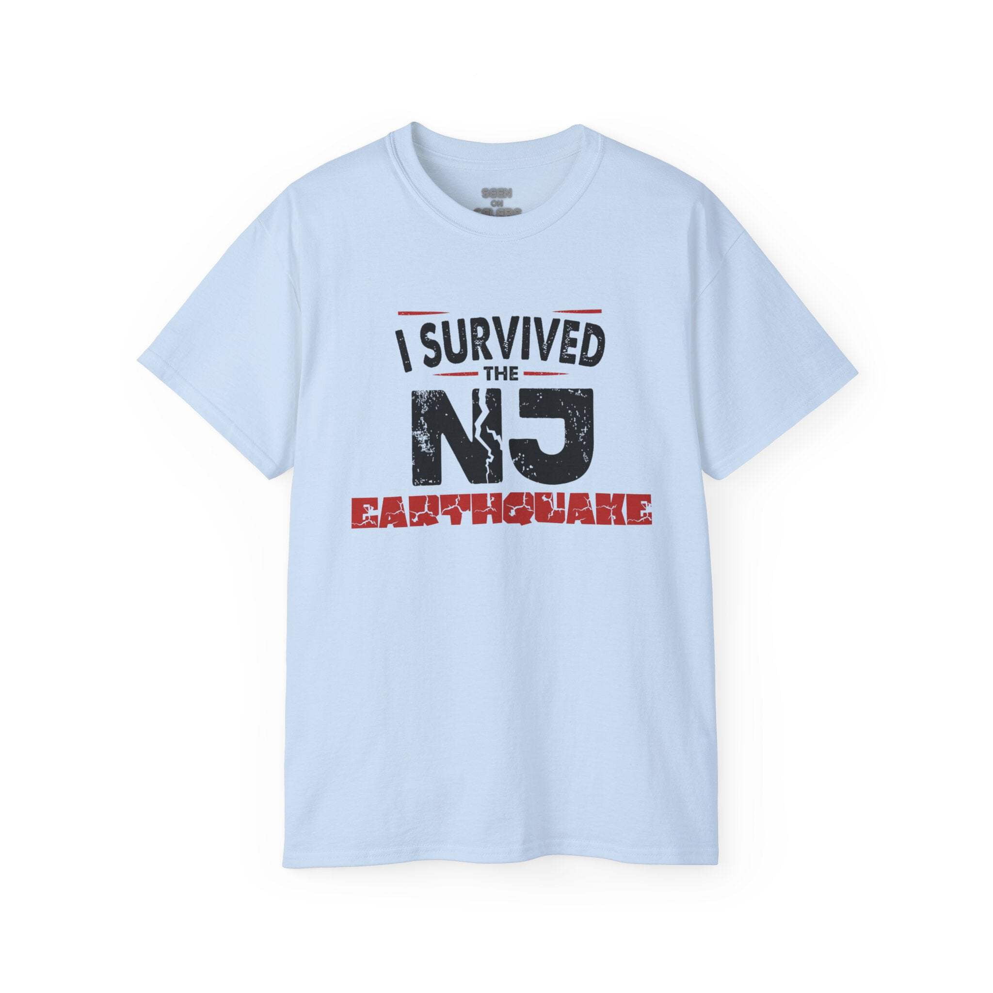 I SURVIVED THE NJ EARTHQUAKE 2024 Tshirt 4 Colors Heavy Cotton