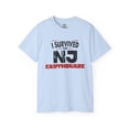 thumbnail image 1 of I SURVIVED THE NJ EARTHQUAKE 2024 T-shirt | 4 Colors | Heavy Cotton Quality, 1 of 11