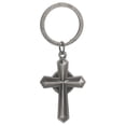 thumbnail image 1 of I Said A Prayer Cross Silver Tone 2 inch Metal Key Chain Ring Accessory, 1 of 3