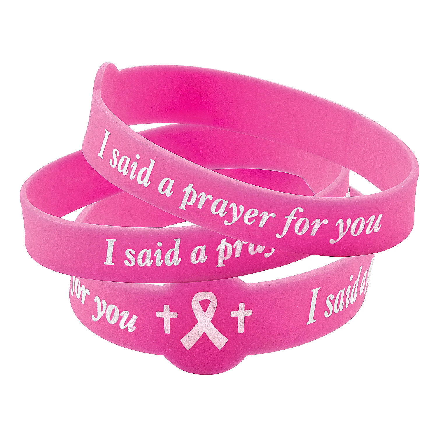 I Said A Prayer For You Pink Bracelet - Jewelry - 24 Pieces