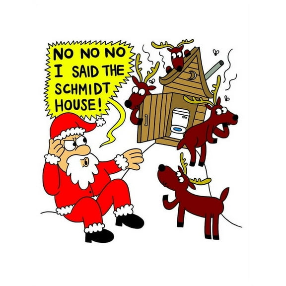 No No No I Said The Schmidt House: Funny Saying & Holiday Greetings Composition Notebook For Family Friends & Si, (Paperback)