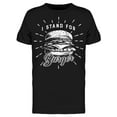 thumbnail image 1 of I Satand For Burger T-Shirt Men -Image by Shutterstock, Male Small, 1 of 2