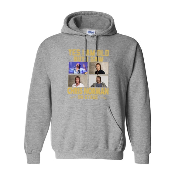 I Saw Chris Norman On Stage Smokie Singer Rock Concert Music Fan Soft Rock Hoodie Unisex, up to 5XL