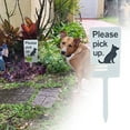thumbnail image 1 of I Saw It Dog Poop Sign With Bag Holder Dog Sign Please Clean Up Your Pet Poop Yard Insert Sign Funny Dog Poop Warning Insert Sign Home Decor, 1 of 9