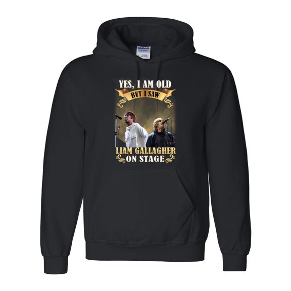 I Saw Liam Gallagher On Stage Oasis Singer Rock Concert Britpop Music Star Hoodie Unisex, up to 5XL