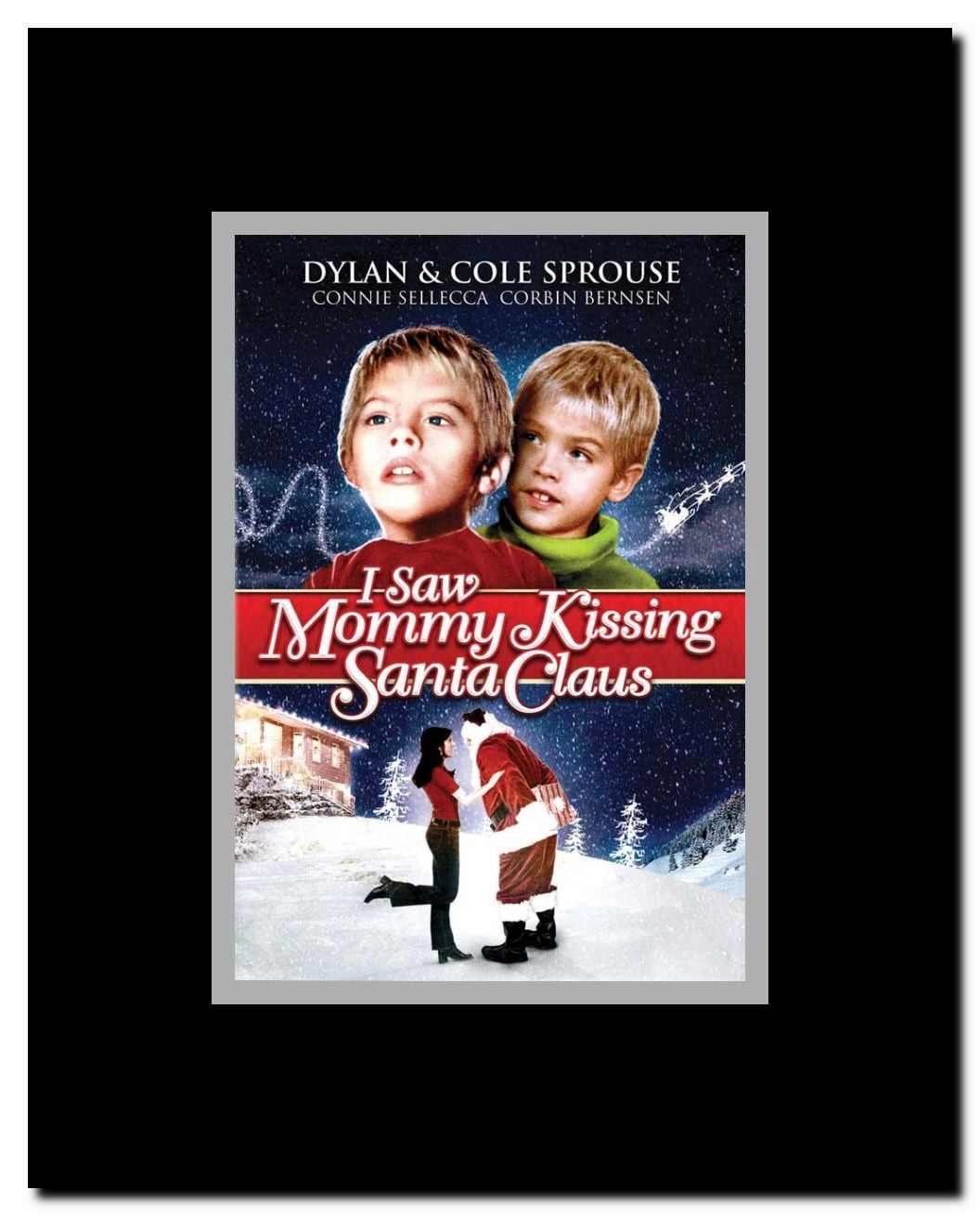 I Saw Mommy Kissing Santa Framed Movie Poster