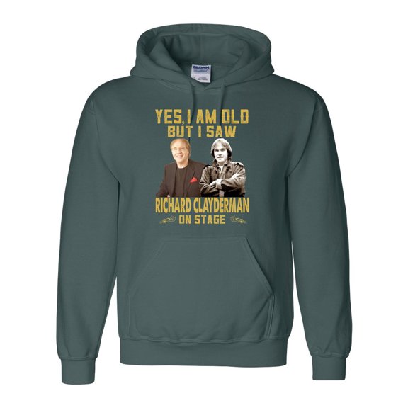 I Saw Richard Clayderman On Stage Pianist Easy Listening Music Concert Fan Hoodie Unisex, up to 5XL