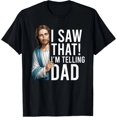 thumbnail image 1 of I Saw That I'M Telling Dad Jesus Funny Christian T-Shirt Unisex S-5XL Hot Trending Shirt, Vintage Birthday Gift, 1 of 3