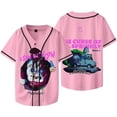 thumbnail image 1 of I Saw The TV Glow Merch Baseball Jersey Shirt V-Neck Women Men Short Sleeve Streetwear Fashion Clothes, 1 of 3