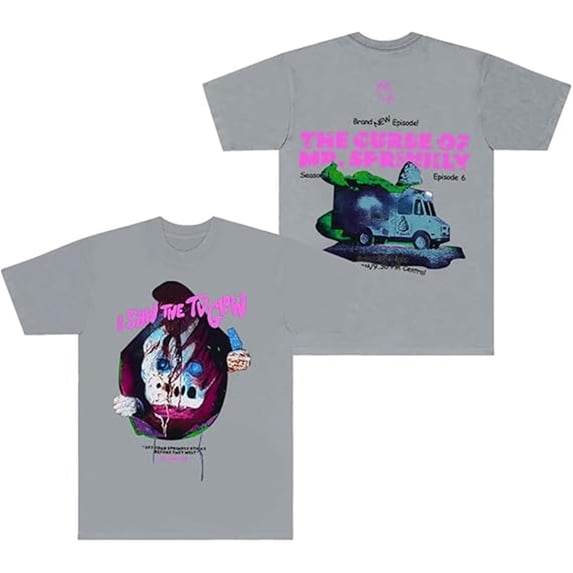 I Saw The TV Glow Movie Merch T-Shirt Women Men Casual Crewneck Short Sleeve Fashion Tee