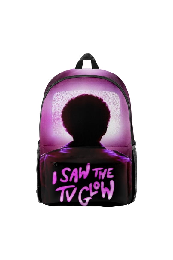 I Saw the TV Glow Backpack Hip Hop Zipper Pack Fashion Rucksack Harajuku Travel Bag