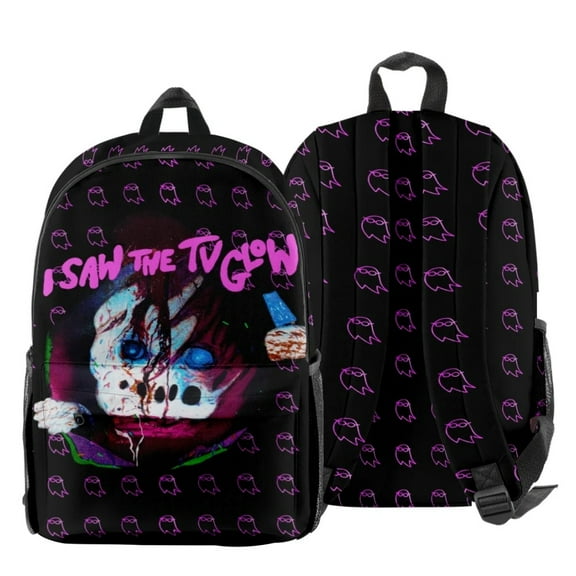 I Saw the TV Glow Merch Backpack 2024 Horror Movie Casual Daypack Women Men Rucksack Travel Bag