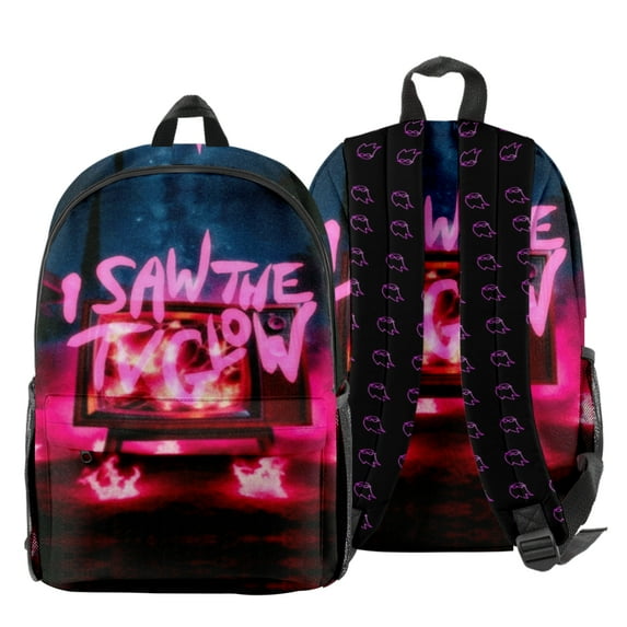 I Saw the TV Glow Merch Backpack Men Women Bag Rucksack Daypack Zip Pack Traval Bag