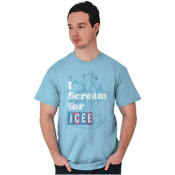 I Scream For Icee Vintage Polar Bear Unisex Plus Size Graphic Tee Brisco Brands 3X