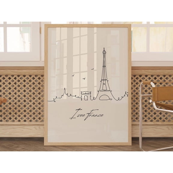 I See London I See France Funny Bathroom Wall Decor Print I See London Sign Bathroom Home Decor Restroom Sign Funny Kids Bathroom Birthday Wall Art, Modern Wall Decor, 8x12 UNFRAMED