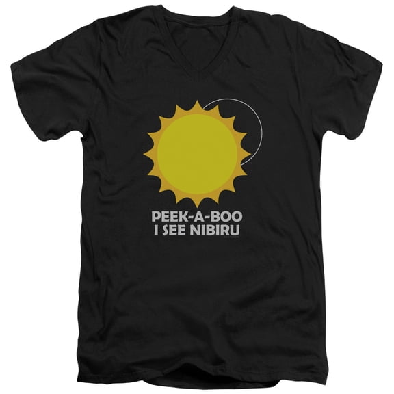 - I See Nibiru - Slim Fit V Neck Shirt - Small