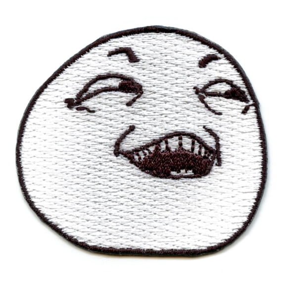 I See What You Did Face Emoji Meme Iron On Patch