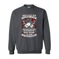 thumbnail image 1 of I Served My Country Veteran Grandpa Unisex Crewneck Sweatshirt-Charcoal-small, 1 of 4