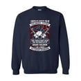 thumbnail image 1 of I Served My Country Veteran Grandpa Unisex Crewneck Sweatshirt-Navy-small, 1 of 4