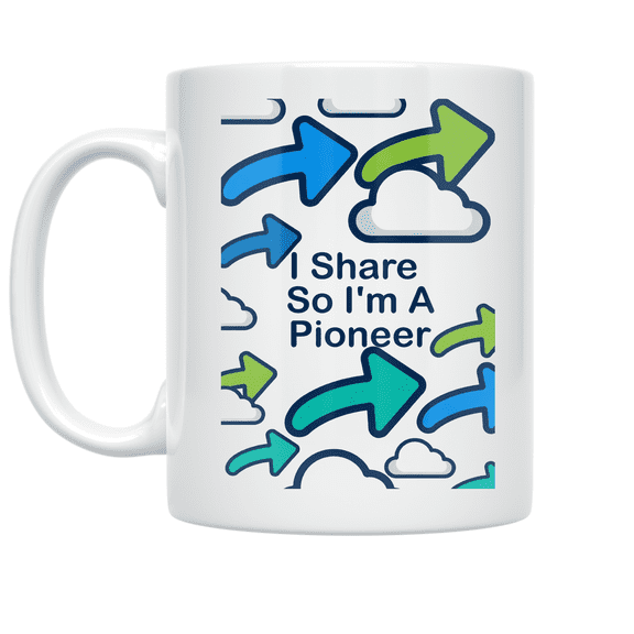 I Share So I'm A Pioneer - Tech Innovator - 11 oz Ceramic Coffee Mug