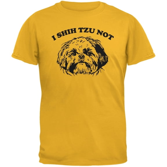 I Shih Tzu Not Gold Adult T-Shirt - Small