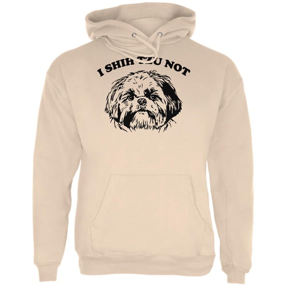 I Shih Tzu Not Mens Hoodie Sand 2XL