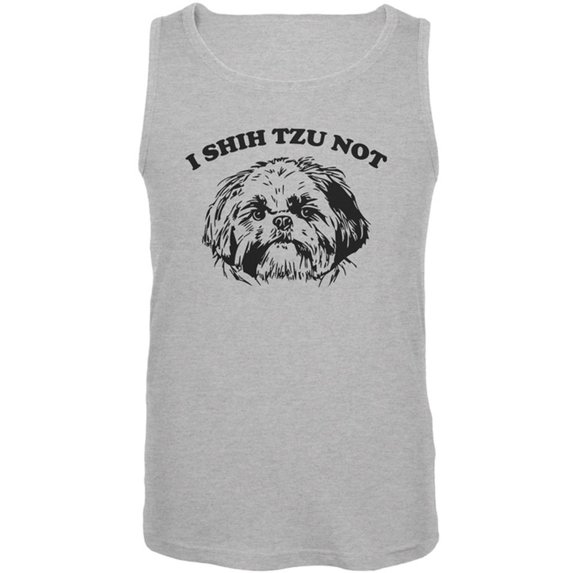 I Shih Tzu Not Mens Tank Top Heather 2XL
