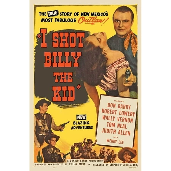 I Shot Billy the Kid Movie Poster (11 x 17) - Item # MOVCJ6177