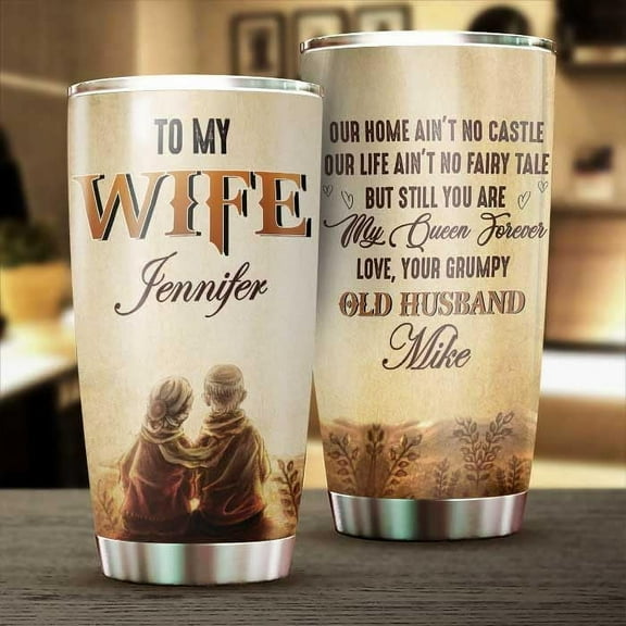I Was Yours Since The Moment I Saw You Personalized Couple Coffee Tumbler With Lid, Christmas Birthday Gifts For Husband Wife, Anniversary Wedding Gifts For Him Her, Couple Tumbler Cups